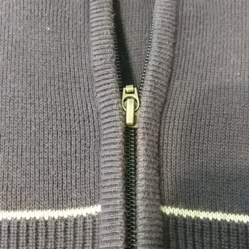 🌻🍃Eddie Bauer XL Full Zip Navy Cotton Cardigan Sweater (Bundle Sale)🌻 - Picture 12 of 15